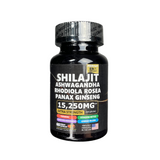 Shilajit Ashwaghada Rhodiola Panax Ginseng 15,250mg 60caps