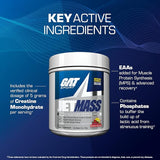 GAT Jet Mass Creatine Formula 30srv