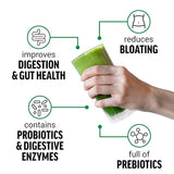 FORCE FACTOR Smarter Greens Superfoods Powder + Digestion