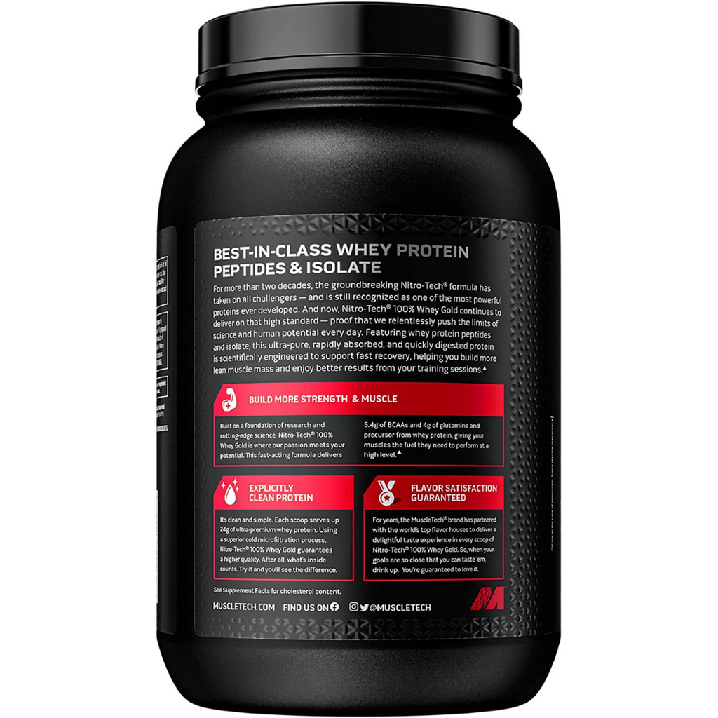 Muscletech Nitrotech Whey Gold Protein Powder Was 60110 Fitness Connection Ltd 1411